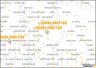 map of Los Palmaritos