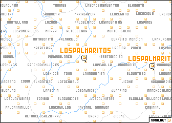 map of Los Palmaritos