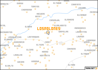 map of Los Palones