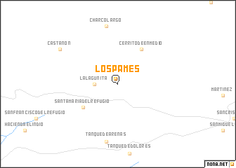 map of Los Pames