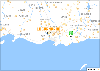 map of Los Pampanos