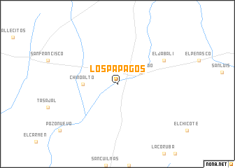 map of Los Pápagos