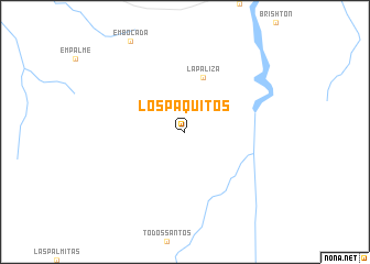 map of Los Paquitos