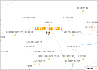 map of Los Paredazos