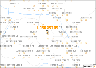 map of Los Pastos