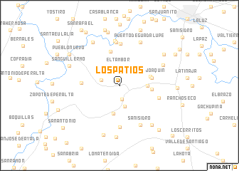 map of Los Patios