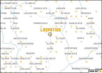 map of Los Patios