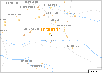 map of Los Patos