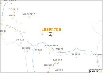 map of Los Patos