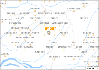 map of Los Paz