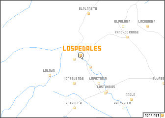 map of Los Pedales