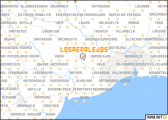 map of Los Peralejos