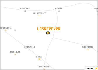 map of Los Pereyra
