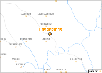 map of Los Pericos