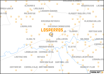 map of Los Perros