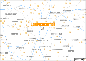 map of Los Picachitos