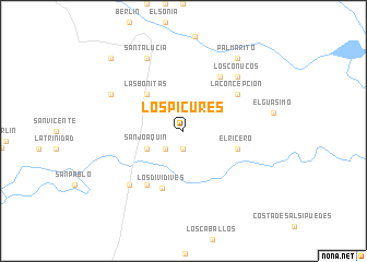 map of Los Picures