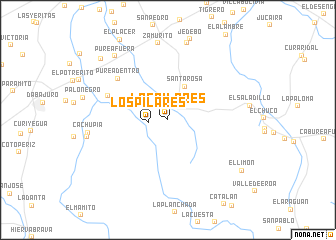 map of Los Pilares