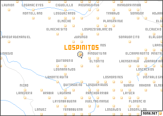 map of Los Pinitos