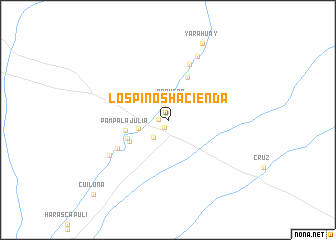 map of Los Pinos Hacienda