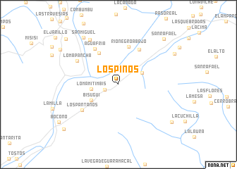 map of Los Pinos