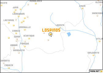 map of Los Pinos