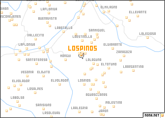 map of Los Pinos