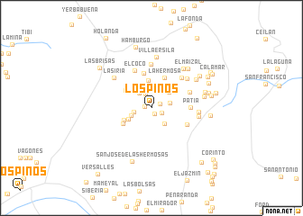 map of Los Pinos