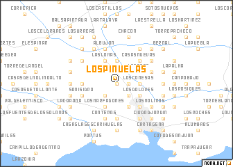 map of Los Piñuelas