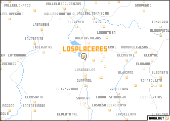 map of Los Placeres