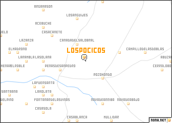 map of Los Pocicos