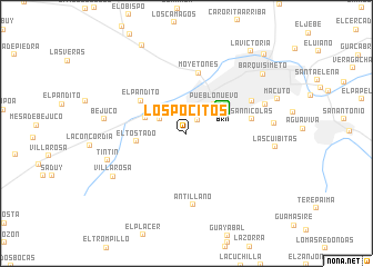 map of Los Pocitos