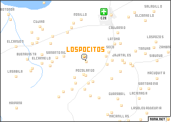 map of Los Pocitos