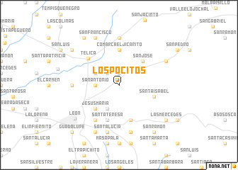 map of Los Pocitos