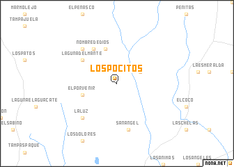 map of Los Pocitos