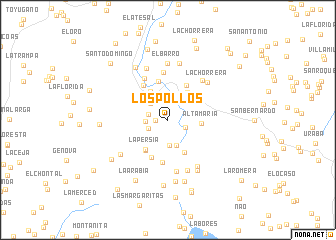 map of Los Pollos