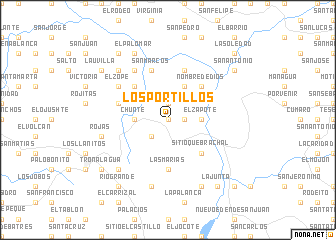 map of Los Portillos