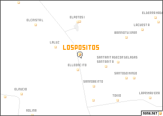 map of Los Positos
