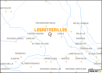 map of Los Potrerillos
