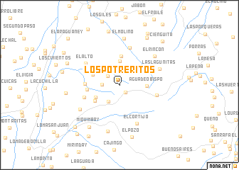 map of Los Potreritos