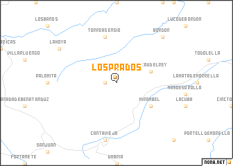 map of Los Prados