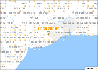 map of Los Prados