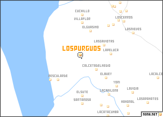 map of Los Purguos