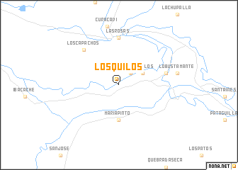 map of Los Quilos