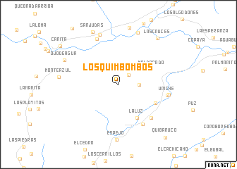 map of Los Quimbombos