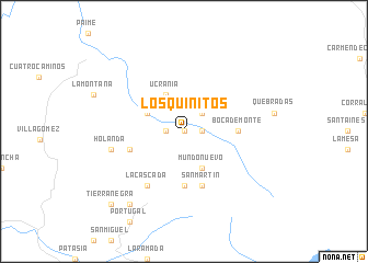 map of Los Quinitos