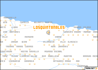 map of Los Quintanales