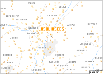 map of Los Quioscos