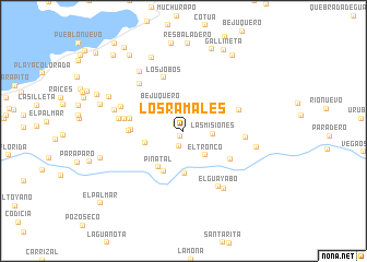 map of Los Ramales