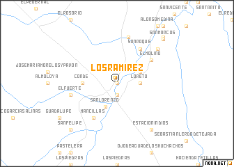 map of Los Ramírez